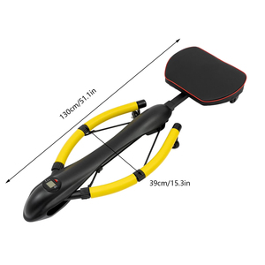 Máquina <span class=keywords><strong>de</strong></span> remo doméstica NJ para entrenamiento abdominal, máquina <span class=keywords><strong>de</strong></span> <span class=keywords><strong>ejercicio</strong></span> hidráulica doble para esculpir el cuerpo, entrenador <span class=keywords><strong>de</strong></span> flexiones portátil EVA - Product Image 4