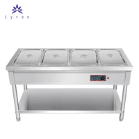 Lyroe Restaurant Hôtel Alimentation Traiteur Buffet Vapeur Électrique Bain Marie Chauffage Réchauffeur Pot Soupe Comptoir Chariot Cabinet