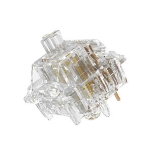 <span class=keywords><strong>GATERON</strong></span> New North Pole 2.0 jaune linéaire 5 broches pré-lubrifié 50g SMD RGB DIY hot swap gaming mechanical keyboard <span class=keywords><strong>switch</strong></span> - Product Image 1