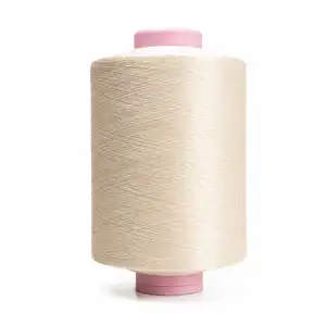 Dyed polyester yarn polyester dty textured yarn Z/S polyesterfor knitting webbing twisted yarn 150d