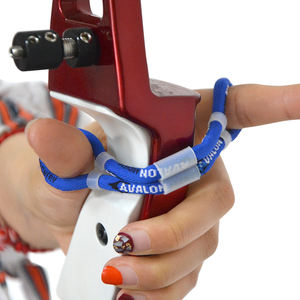 리 커브 활 손가락 양궁 꼰 화합물 활 손목 슬링 스트랩 조절 사냥 슈팅 액세서리 가죽 - Product Image 4