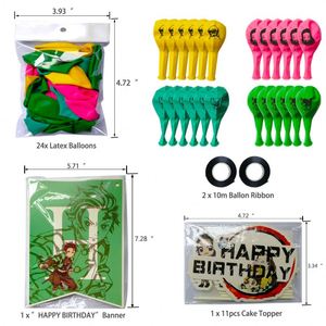 Anime Theme <span class=keywords><strong>Demon</strong></span> <span class=keywords><strong>Slayer</strong></span> Party Decoration Banner Cake Topper Latex Balloon Child Birthday <span class=keywords><strong>Demon</strong></span> <span class=keywords><strong>Slayer</strong></span>'s Blade Party Supplies - Product Image 5