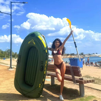 Kayak gonflable multifonctionnel, bateau de dérive épais résistant aux explosions et à l'usure, bateau de pêche de loisirs en plein air, bateau de surf