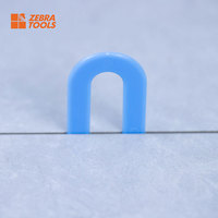 Cales en plastique Cales en fer à cheval 1/16 "1/8" Entretoises de carrelage Cales en U Outils de carrelage Système de nivellement de carrelage pour sol