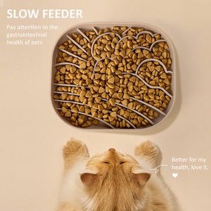 Tazón de alimentación lenta de silicona ecológica al por mayor para perros, ventosas, alfombrilla para lamer con logotipo personalizado, plato de comida portátil duradero y no tóxico para mascotas - Product Image 2