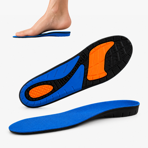 Wholesale High Rebound Anti-Fatigue Arch Support Plantar Fasciitis Arch Support Shoe <b>Inserts</b> TPE Gel <b>Cushion</b> Insoles - Product Image 1