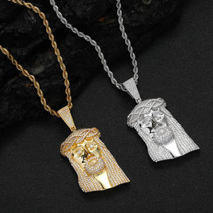 Кулон-подвеска в стиле хип-хоп с жемчугом и бриллиантами, модный тренд, американский рэп - Product Image 1