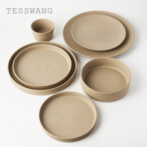 <span class=keywords><strong>Assiette</strong></span> de service ronde en céramique de style japonais vintage pour restaurant, <span class=keywords><strong>assiette</strong></span> à salade et à steak en porcelaine pour la maison, vente en gros - Product Image 2