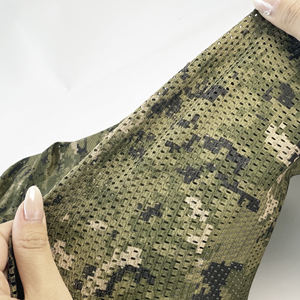 Venta Directa de Fábrica, Tela de Camuflaje de Poliéster <span class=keywords><strong>100</strong></span>%, Tejido de <span class=keywords><strong>Malla</strong></span> de Ojo de Pájaro para Mascarillas o Tela de Camuflaje - Product Image 3