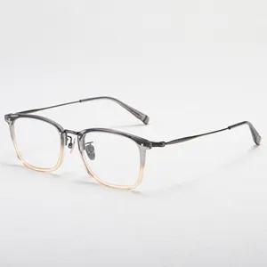Benyi vente en gros de lunettes italiennes de haute qualité, montures optiques de marque de luxe faites à la main en stock lunettes