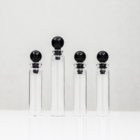 Flacons d'échantillons de parfum en verre transparent 1,5 ml 2 ml, imprimés sur mesure pour testeurs de parfum, emballage cosmétique en gros