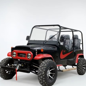 รถจี๊ปมินิ 4 ล้อขับเคลื่อน 4 ล้อ โครงเหล็ก 350 ซีซี ระบบขับเคลื่อนเพลา 4WD 4 ที่นั่ง รับน้ำหนัก 500 กก. เครื่องยนต์เบนซิน รถอเนกประสงค์สำหรับขับขี่ออฟโรด - Product Image 1