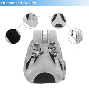 Breathable <b>Lightweight</b> Oxford & Nylon Large Capacity Portable Transparent Cat and Dog Travel Carrier Pet <b>Backpack</b> - Product Image 4