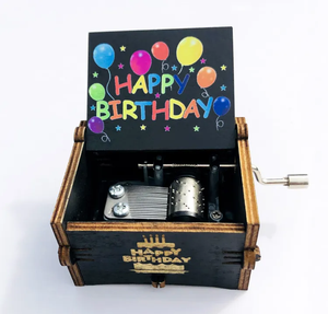 Bán Buôn Tùy Chỉnh Màu Đen Bằng Gỗ Âm Nhạc Hộp Hot Bán Sáng Tạo Khắc Hạnh Phúc Bài Hát Sinh Nhật Cá Nhân Sinh Nhật Bằng Gỗ Âm Nhạc Hộp - Product Image 2