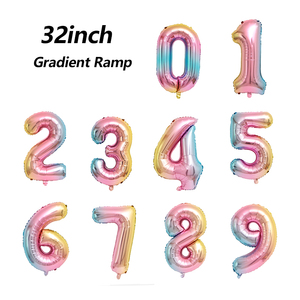 <span class=keywords><strong>Palloncini</strong></span> in Alluminio a Forma di Numero da 32 Pollici in Oro Rosa, Argento, Nero e Verde, <span class=keywords><strong>Decorazioni</strong></span> per Feste, <span class=keywords><strong>Halloween</strong></span> e Lauree - Product Image 3