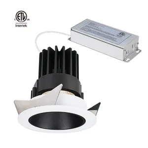 13W Ceiling Eyeball Downlight Anti-Glare Commercial Home Office Led Recessed Gimbal Downlight For Indoor Lighting