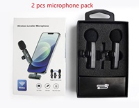 N45 Mini Noise Reduction Podcast Wireless Lapel Microphone Live Stream k9 Type C lavalier mic Phone for iphone for android phone