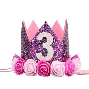 <span class=keywords><strong>Buon</strong></span> <span class=keywords><strong>compleanno</strong></span> 1 ° anniversario cappelli decorazione cappello di <span class=keywords><strong>compleanno</strong></span> corona principessa 1 ° anno <span class=keywords><strong>2</strong></span> ° bambino bambino bambino accessori per capelli - Product Image 4