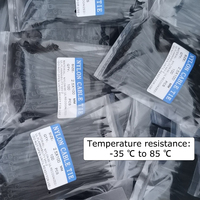 WZUMER Attaches de câble autobloquantes en nylon d'intérieur 200mm Attaches de câble multifonctionnelles de couleur 0.787 pouces