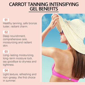 Crème de <span class=keywords><strong>bronzage</strong></span> de lit de soleil de plage d'été de haute qualité Gel bronzant de <span class=keywords><strong>carotène</strong></span> de carotte - Product Image 5