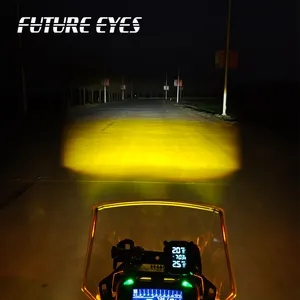 미래 눈 F150 60W 유선 백라이트 스위치 보조 키트 LED 오토바이 안개등