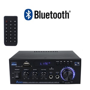 Mini Amplificatore Digitale AK45 BT 5.5, Potenza 300WX2, Canale di Uscita 2.0, Max 400W Subwoofer, Ricevitore Audio Stereo Hi-Fi - Product Image 2