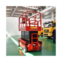 6m 8m 10m 12m 14m plate-forme de travail aérien électrique mobile ciseaux levage manlift plate-forme mobile fret monte-charge