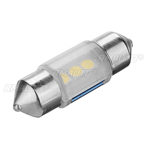 2/4PCS 31mm LED Featoon Dome Lights Car Interior Reading Map Lamp License Plate White - Product Image 5