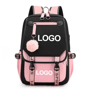 Bolso Casual para Portátil, Personalizado, con Puerto de Carga USB, para Viajes, Estudiantes, Compras, con Logotipo Personalizado - Product Image 3