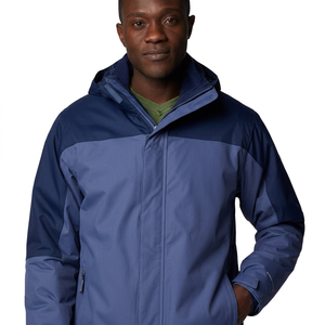 Chaqueta Casual Impermeable de Estilo Único para Hombre, con Cierre de Cremallera, para Invierno, Diseño Liso Teñido, Estilo Urbano - Product Image 4