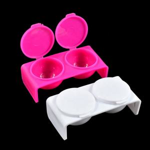 Bolígrafos de plástico rosa blanca con doble agujero, taza 2023, herramientas de pluma de lavado para arte de uñas, suministros de moda para uñas para profesionales - Product Image 2