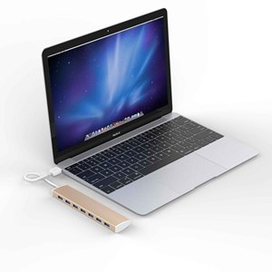 Ce RoHs FCC chứng nhận hợp kim nhôm 7-Port Harmonica Splitter 3.0 giao diện 5gbps truyền dữ liệu Slim USB 3.0 <span class=keywords><strong>HUB</strong></span> trong kho - Product Image 5