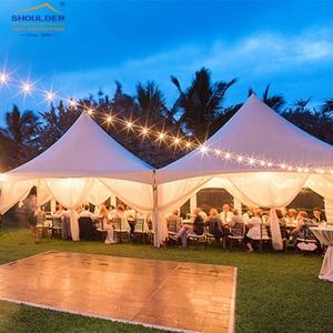 Carpa de Aluminio Blanca Tipo Chapiteau - Gran Carpa Exterior para Bodas, Eventos Religiosos y Multitudes, 100 Personas, Impermeable y Resistente a los Rayos UV - Product Image 1