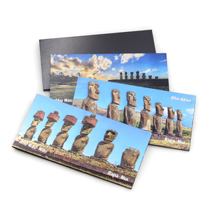 Imán de Nevera Personalizado de la Isla de Rapa <span class=keywords><strong>Nui</strong></span>, Recuerdo Turístico de Chile, Imán de Nevera Personalizado con Destino - Product Image 1