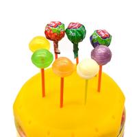 Big Ball Sucette Dragon Fruit Pastèque Aromatisée Hard Candy pin pon lollipop pour les enfants