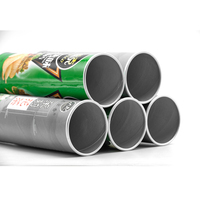 Fabricants chinois de boîtes en papier : Fourniture de tubes d'emballage pour chips de qualité alimentaire, petits tubes ronds en papier pour chips