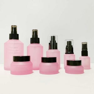 15g 30g 50g 100g 15ml 30ml 60ml 100ml 120ml 200ml Glass Round Oblique Shoulder Black clear Slant Cream Jars <b>Spray</b> Lotion Bottle - Product Image 5