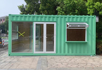 Pour CX2620 Remorque de magasin mobile modulaire en acier 20ft 40ft Conteneur préfabriqué personnalisé pour café