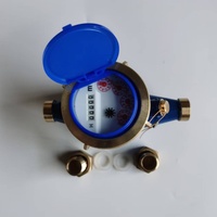 Medidor de agua de hierro duradero Multi-jet 1/2 "para uso comercial y residencial Medidor de agua