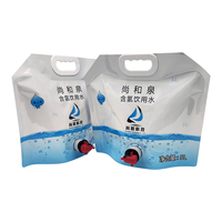 Pochette à bec imprimée personnalisée Doypack 100ml 200ml 250ml recharge de liquide de soupe de lavage sac de boisson d'eau