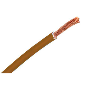 Rollo - Hilo flexible de línea marrón de 100 m, 1,5 mm, ideal para instalaciones eléctricas y conexiones seguras. - Product Image 1