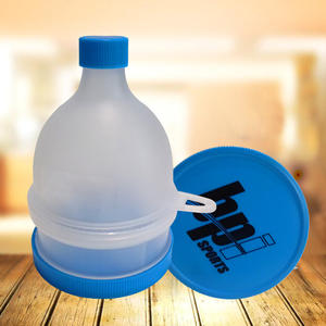 200ml 70g en plastique noir entonnoir bouteille d'eau de protéine supplément entonnoir avec porte-clés - Product Image 6