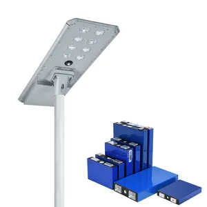 60W Easy Installation All-in-One Solar LED Street Light with High-Quality SKD Components for Efficient Road Lighting