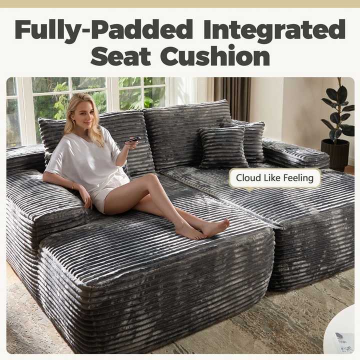 81 Boneless Sofa Sleeper Couch No Assembly Required