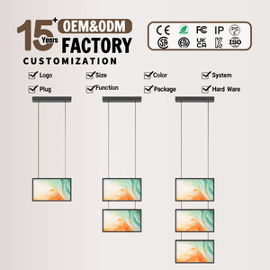 Écran d'affichage numérique commercial à cadre métallique fin et mince, bordure étroite, rapport écran-corps de 93 % - Product Image 1