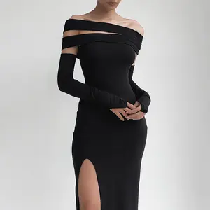 Sexy Hollow Bra with Multiple Wearing Methods Tie up Dress