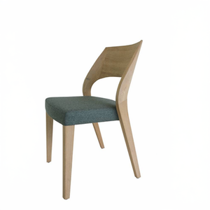 เก้าอี้ไม้วอลนัทหุ้มเบาะนั่งเรียบง่ายสไตล์สแกนดิเนเวียน-เรียบง่ายสำหรับสตูดิโอในยุโรป - Product Image 2