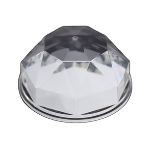 Glass half <strong>prismatic</strong> ball <strong>lens</strong> 63mm plano convex optical led flashlight high bay light led project lamp led spot light KINGLUX