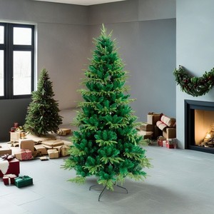 Top 5 Meter Kiefer-Weihnachtsbaum mit grünen Lichtern, 180 cm (7,5 Fuß) <span class=keywords><strong>Balsa</strong></span>, 300 cm (4 Fuß) Fichtenholz, natürlicher Look, drehbar - Product Image 4