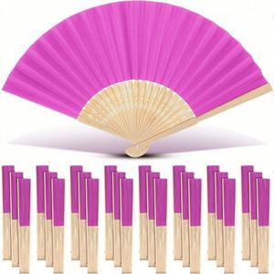 Abanicos Plegables de Bambú Personalizados al por Mayor para Mujer, Decoraciones de Arte Folclórico Talladas y Pintadas para Bodas o Regalos Empresariales - Product Image 3